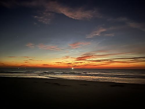 Crimson skies at day's end